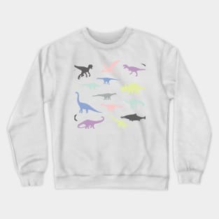 Colorful dinosaurus Crewneck Sweatshirt